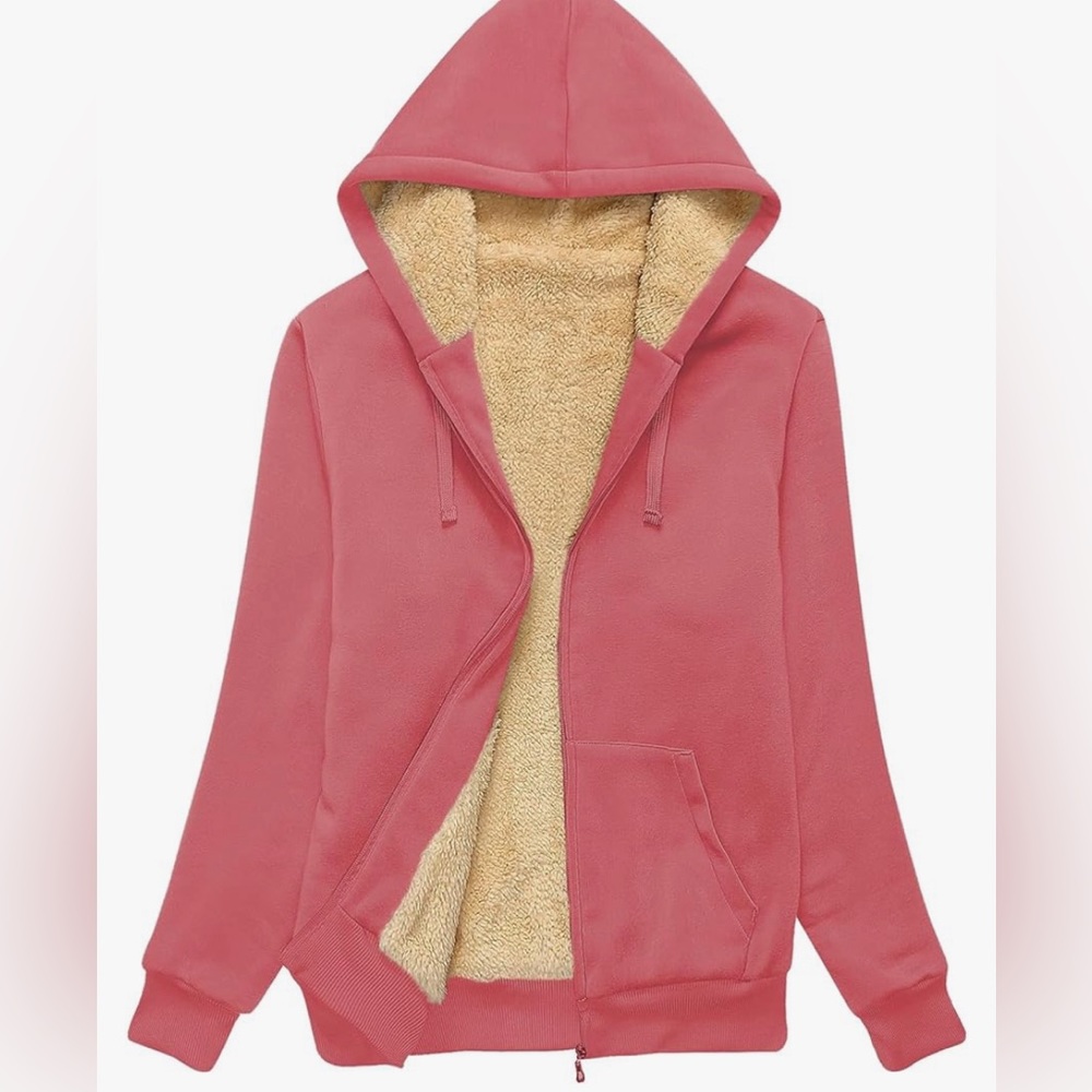NWTS SWISSWELL Hoodies for Women Fleece Full Zip Up Thick Sherpa Lined
